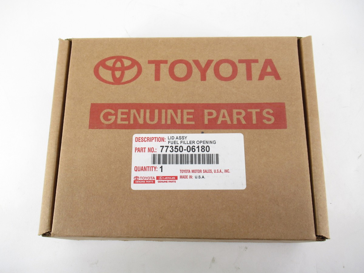 Genuine OEM Toyota 77350-06180 Fuel Filler Lid Door Assy 2018-2021