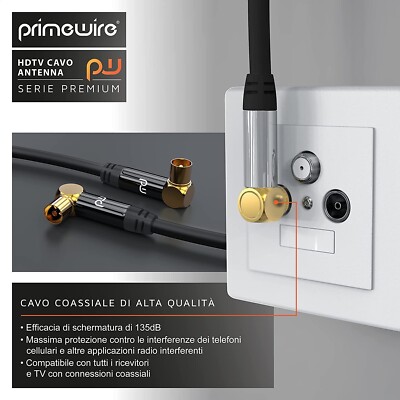 Cavo Antenna TV KabelDirekt 4K - 3m Con Spine Angolate | Schermatura Ottimale - Foto 10