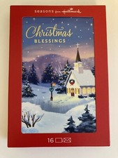 Seasons from Hallmark Christmas Blessings Church Boxed Christmas Cards, 16 cards
