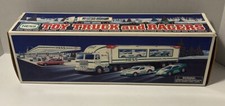 1997 Hess Toy Truck NO RACERS With Original Box & Insert