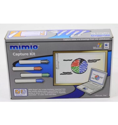 MIMIO USB INTERACTIVE WHITEBOARD CAPTURE KIT With VIRTUAL INK . New In Open Box.
