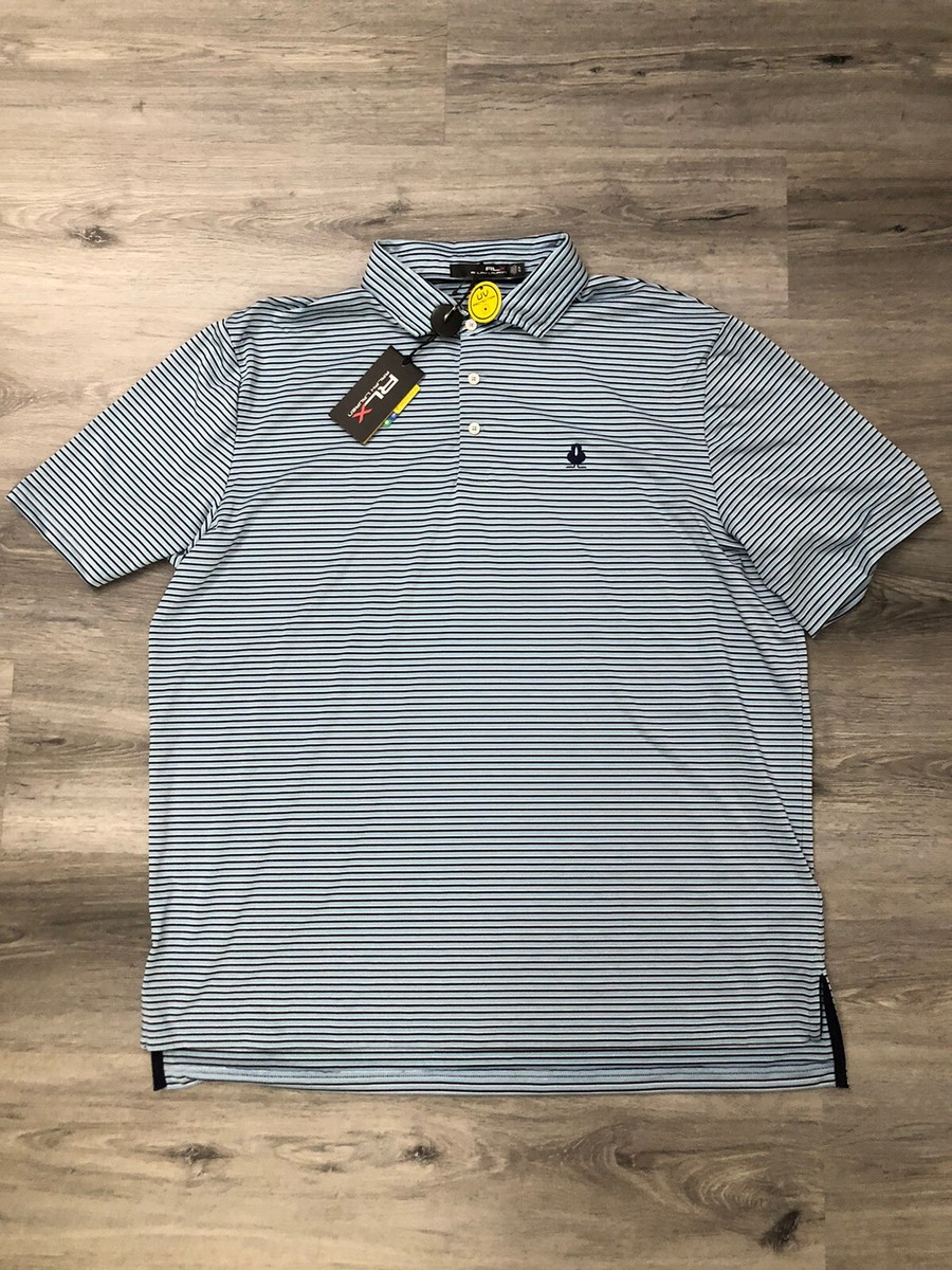 Hoakalei Country Club RLX Ralph Lauren Dri Fit Striped Golf Polo