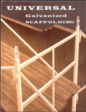 1950s Universal Manufacturing Corp Galvanized Scaffolding Brochure Zelienople PA