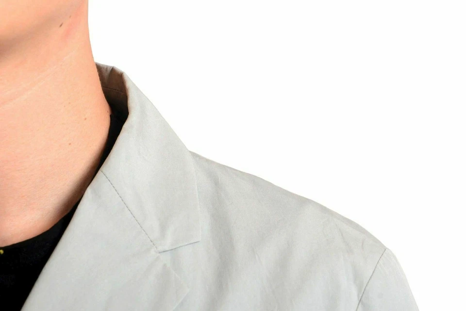 Abrigo Deportivo Blazer Jil Sander Para Hombre Gris Tres Botones US 38 IT 48 Foto 4 de 4