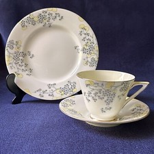 Royal Doulton Carnival V1293 Art Deco 1930s Fairy Tea Trio Cup Saucer Plate