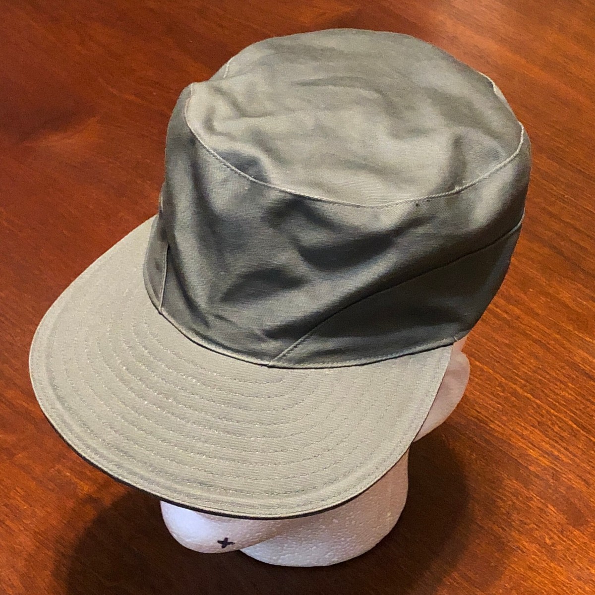 Korean War Era 50s US Air Force USAF Sage Green Heavy Field Cap