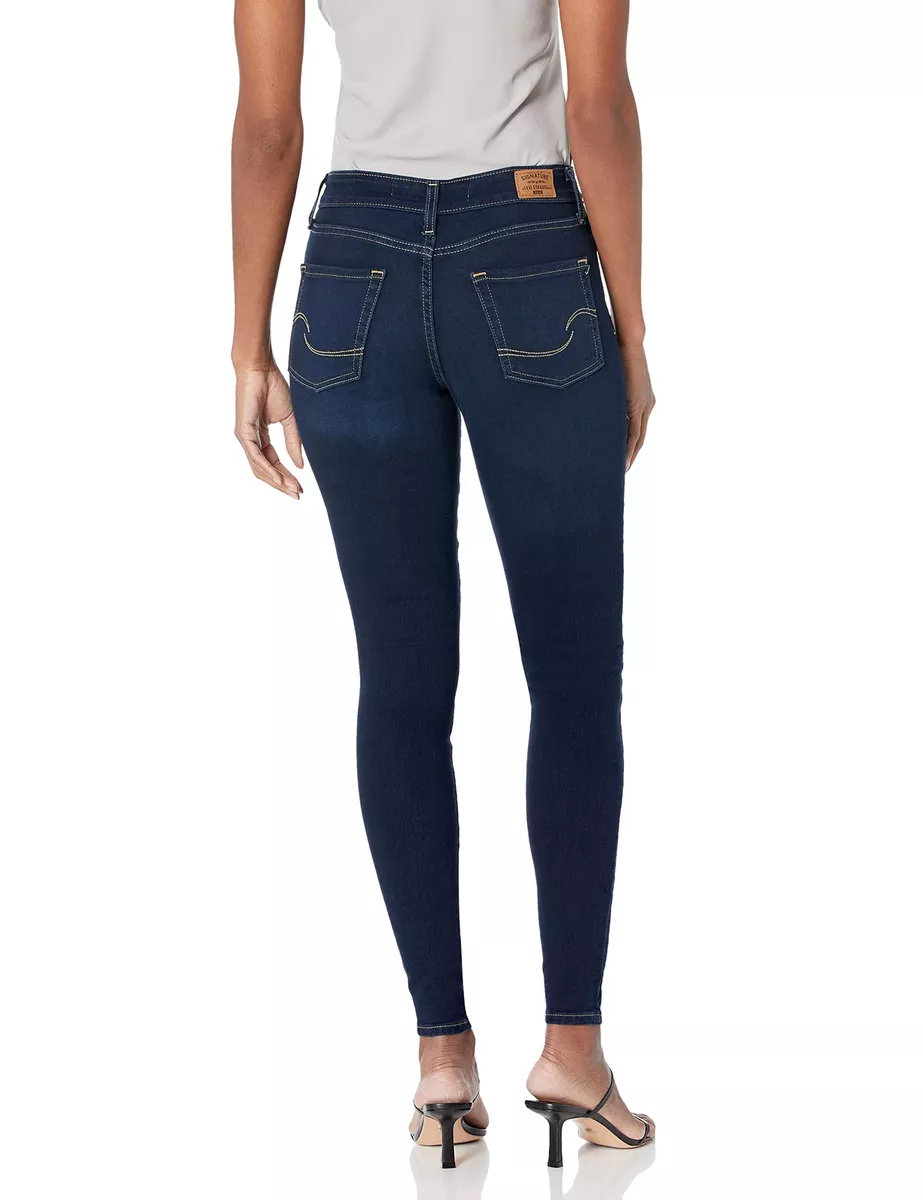 Signature modern cheap straight jeans