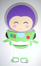 Toy Story Buzz Lightyear Paper Die Cut Paper Doll Scrapbook Embellishment