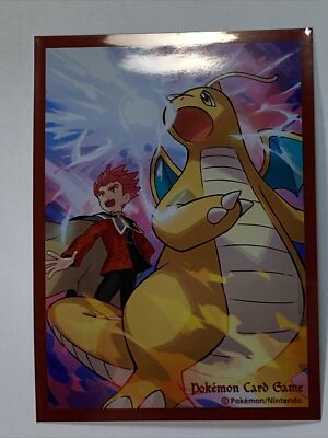 Japanese Pokemon Center Official Individual Sleeve -Lance & Dragonite X1 (J1)