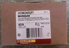 Square D HOM240GFI 40A Plug in Circuit Breaker NEW IN BOX
