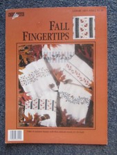 CROSS STITCH FALL FINGERTIPS NO. 83012  GREAT  **MUST SEE **