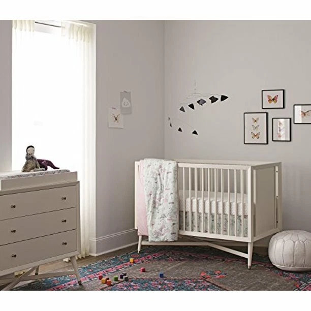  Arden Butterfly 4 peças. Conjunto de roupa de cama para berço da Dwell Studios - Imagem 2 de 4