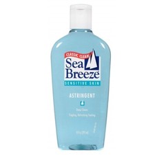Sea Breeze Sensitive Skin Astringent CLASSIC DEEP CLEAN 10 oz. Liquid