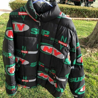 supreme ny reversible puffy jacket