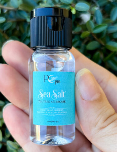 Solución de árbol de té sal marina Pcare Pro piercing 15 ml 0,5 oz - Imagen 2 de 8
