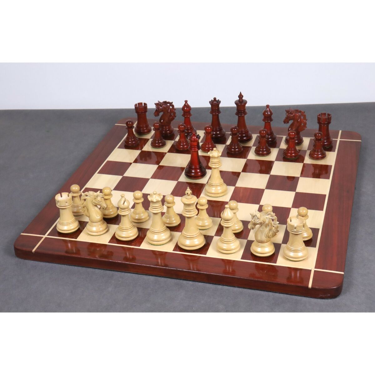 4.6 Spartacus Luxury Staunton Chess Pieces Only Set Bud 