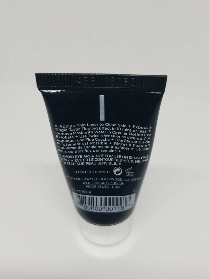 LIMPIADOR EXFOLIANTE GLAMGLOW “YOUTHCLEANSE” .5 oz/muestra de lujo NUEVO Y SELLADO  Foto 2 de 3