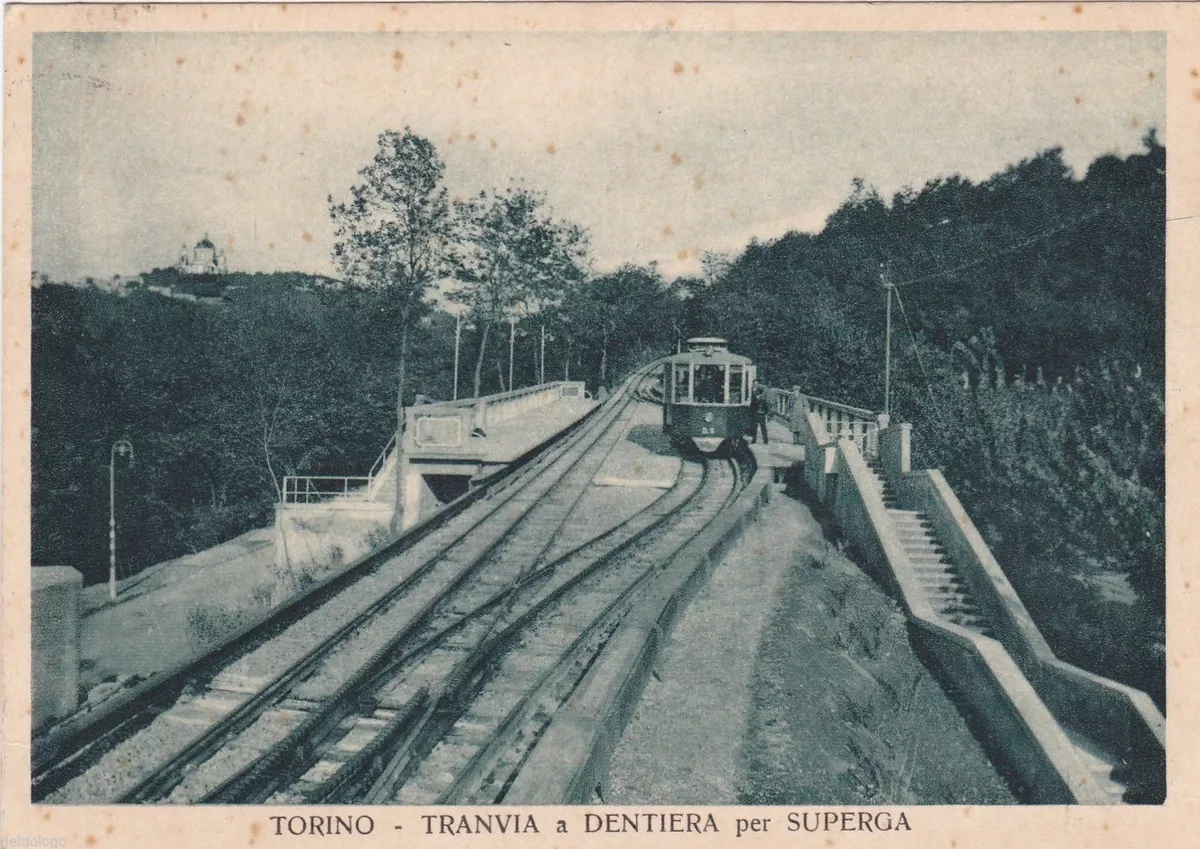 TORINO TRANVIA A DENTIERA PER SUPERGA eBay