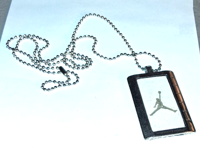AF-1 Michael Jordan Nike Pendant, Dog Tag, Keychain Metal
