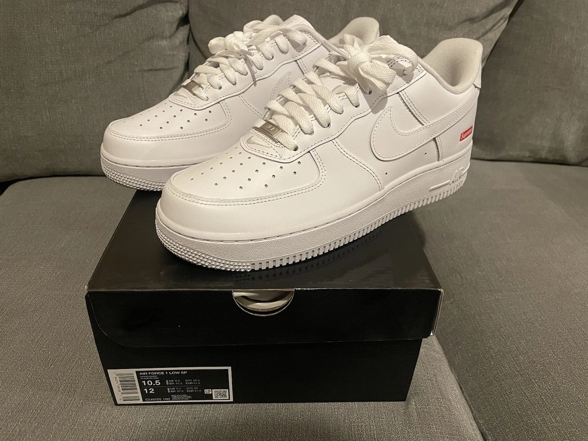 Las mejores ofertas en Nike Air Force 1 x Supreme Low Box Logo