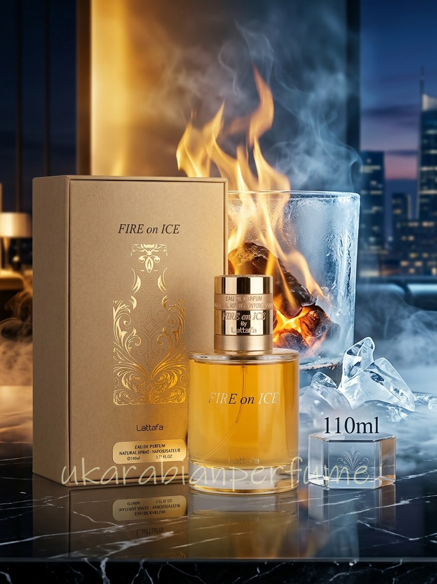 Lattafa FIRE ON ICE 100ml Eau De Parfum Natural Spray ORIGINAL FROM UAE - Image 6