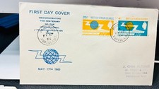 Îles Vierges Britanniques Sc. FDC issue UIT 159-60 avec cachet.