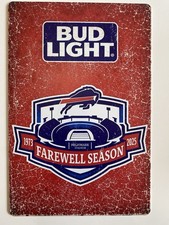Buffalo Bills Bud Light Beer Sign - Farewell Season Highmark Stadium