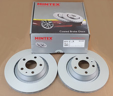 BRAKE DISCS X2 REAR 310mm FITS AUDI TT MINTEX COATED MDC2290C