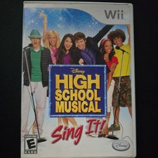 High School Musical: Sing It Nintendo Wii CIB COMPLETE TESTED