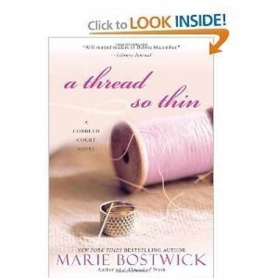 A Thread so Thin [Large Print} - Hardcover, by Marie Bostwick - Acceptable