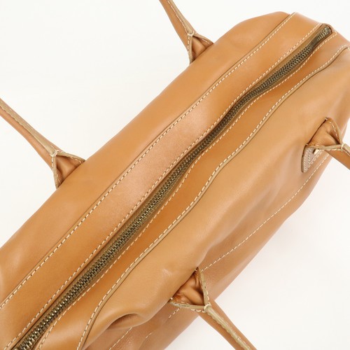 CELINE Macadam Leather Shoulder Bag Hand Bag Brown Authentic Used F/S - Picture 17 of 24