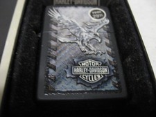 Harley Davidson Zippo Lighter #28485 Iron Eagle - Sealed A-14 Black Matte