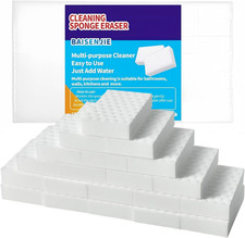 Magic Sponges Eraser,20 Pack Melamine Sponge in Bulk,2X Density,Long Lasting,Cle