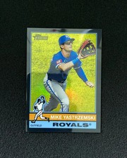 2025 Topps Heritage High Number Black Bordered #696 Mike Yastrzemski Royals QI95