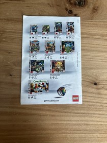 LEGO INSTRUCTIONS 3839 Race 3000 Game Rule Manual Booklet Only