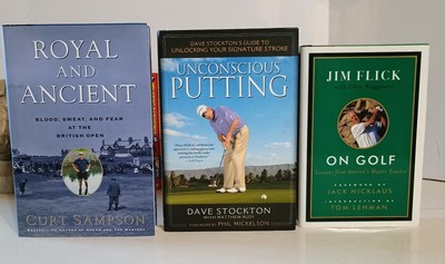 Lot Of 3 GOLF  Tips And Instructional How To Books  Great Condition ! 
