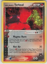 Pokemon TCG Team Magma's Torkoal Holo Rare EX Team Magma vs Team Aqua 12/95 on eBay