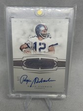 Roger Staubach Cowboys Signed 2018 Panini Flawless Draft Gems #DG-RS #1/5