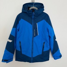 Obermeyer Boys' Fleet Snowboard Ski Winter Jacket in Blue/Dark Blue