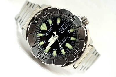 Seiko Black Monster Automatic Diver's Watch SKX779 7S26-0350  1st Gen