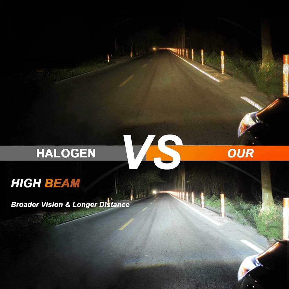 Para Toyota 4Runner 2003 2004 2005 - 6X Faro LED Hi-Lo + Kit de bombillas antiniebla Foto 4 de 4