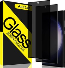2 PCS Protector de pantalla de privacidad de vidrio Samsung Galaxy S23 Ultra