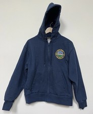 CAMBER 90s Hoodie Medium Made In USA THERMAL Zip Mt Vernon Fire Department RARE!