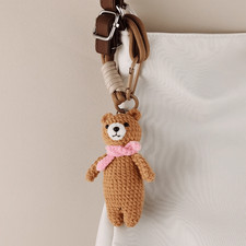 Bear Doll, bag accessories, Bear bag charm, Bear accessories