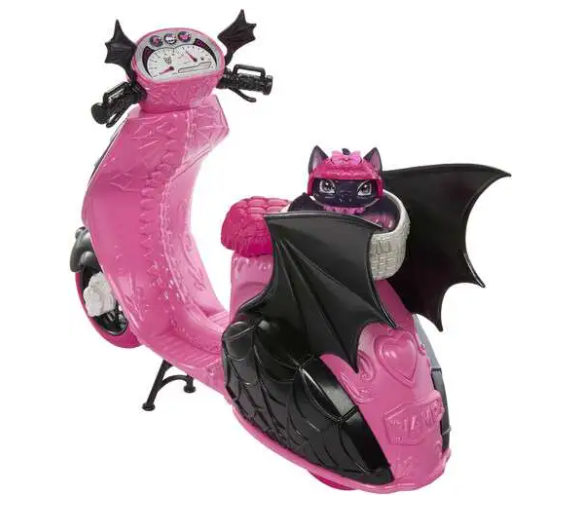 2025 Mattel Monster High Draculaura Vamptastic Scooter Playset