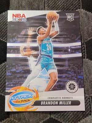 2023-24 Hoops Premium Stock #10 Brandon Miller Attack The Rack Premium