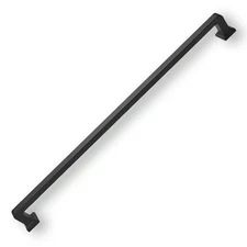 khtumeware 1 Pack Matte Black Cabinet Appliance Pulls, 12 Inch(305mm) Hole