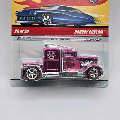 Hot Wheels Classics Series 5 #26/30 Convoy Custom Pink Chase Larry's Garage Semi