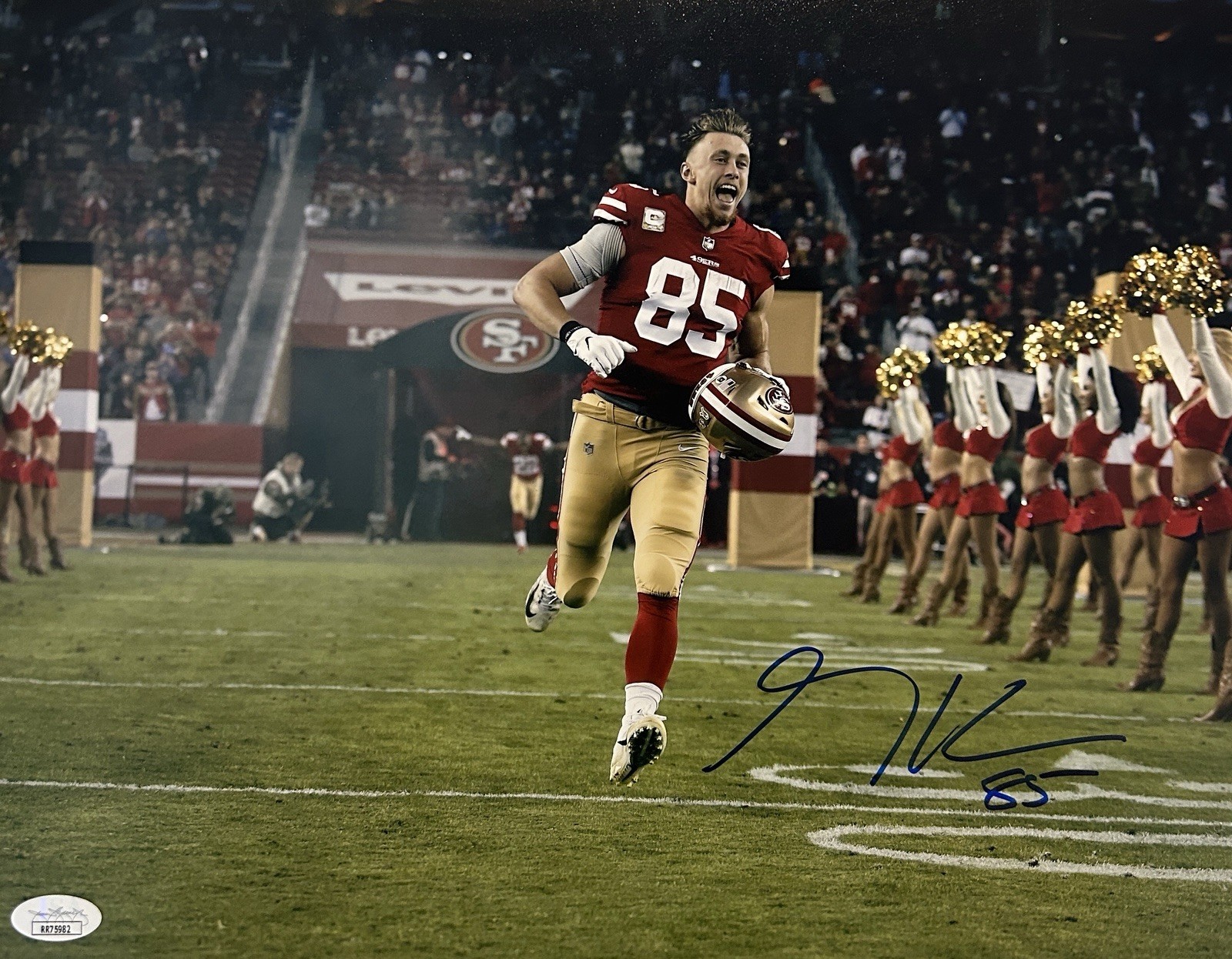 George Kittle Autographed Signed San Francisco 49ers 11x14 Photo JSA COA 
