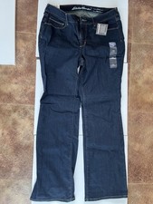 Eddie Bauer Womens Size 12S Curvy Bootcut Jeans, NWT, Free Shipping